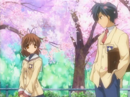 Clannad - Tomoya's and Nagisa's first meeting